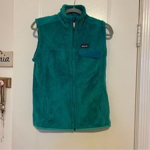 Patagonia vest teal green